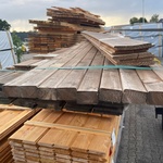 9x Vuren Regels Geschaafd Groen Geïmpregneerd, 45x70mm, lengte 510cm